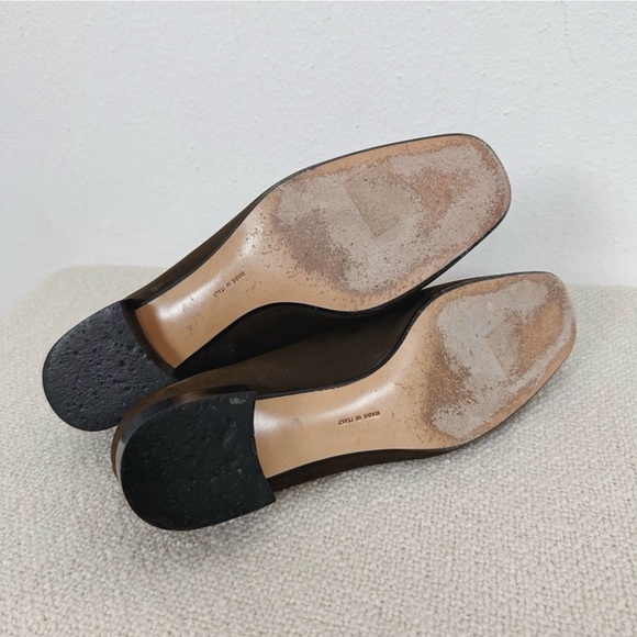 Salvatore Ferragamo Brown Loafers with Black Trim - Picture 6 of 8